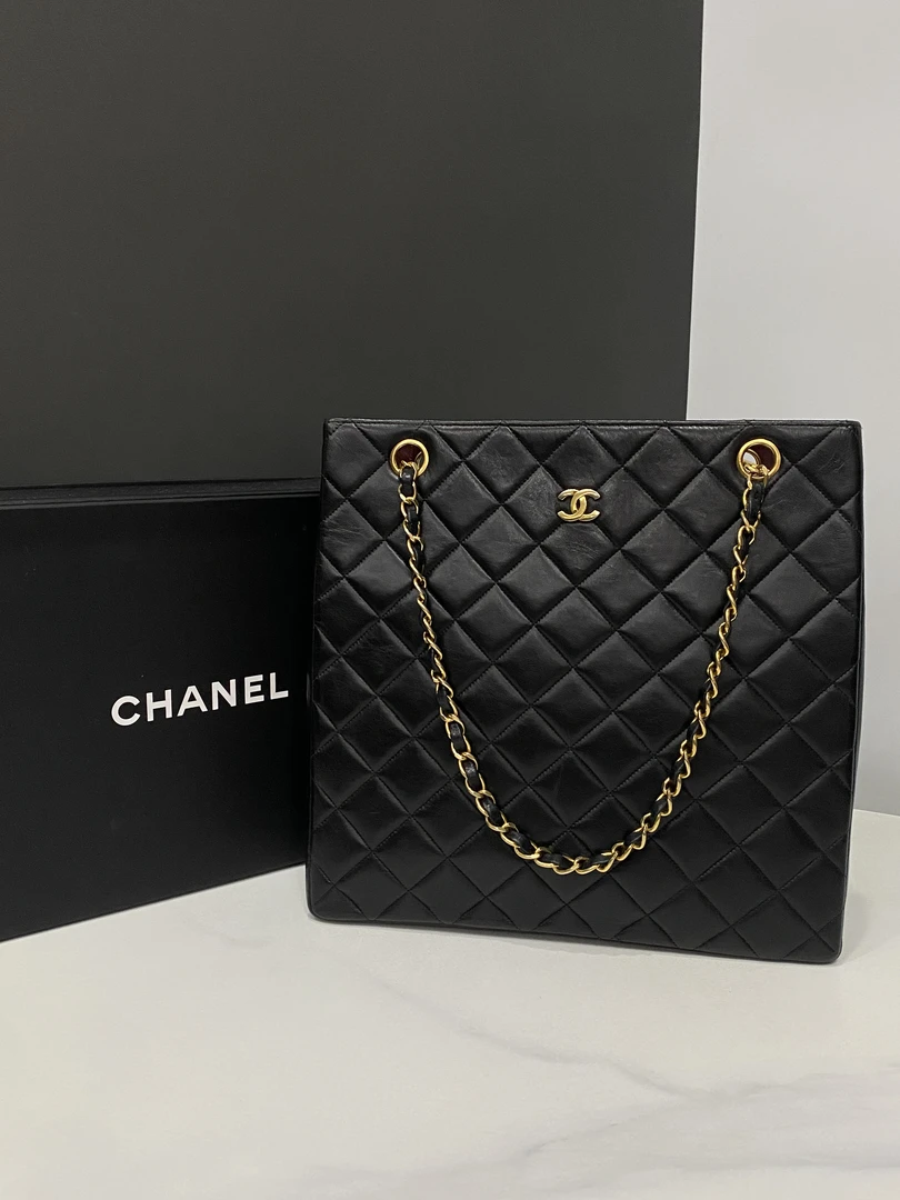95新 Chanel/香奈儿 中古黑金琴谱包2开26Cm/HK41280628