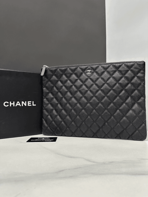 95新 Chanel/香奈儿 手拿包31开卡32cm/90536056/街角