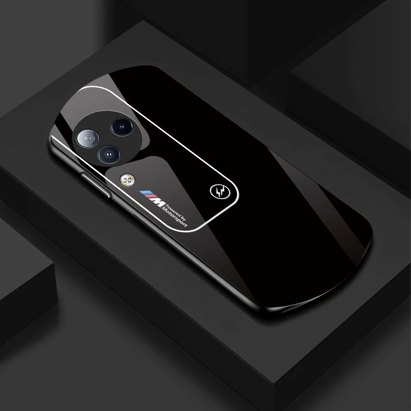 适用【小米Civi3】新款弧形玻璃渐变宝马简约软边商务手机壳