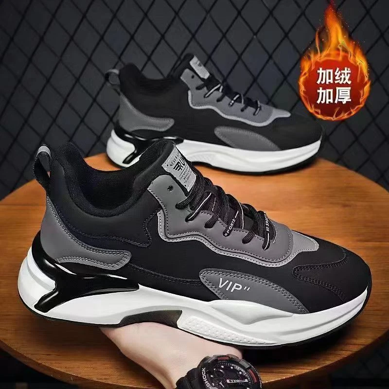 【小扬哥推荐】柔软加绒时尚新款舒适防水旅游鞋韩版休闲潮流男士百