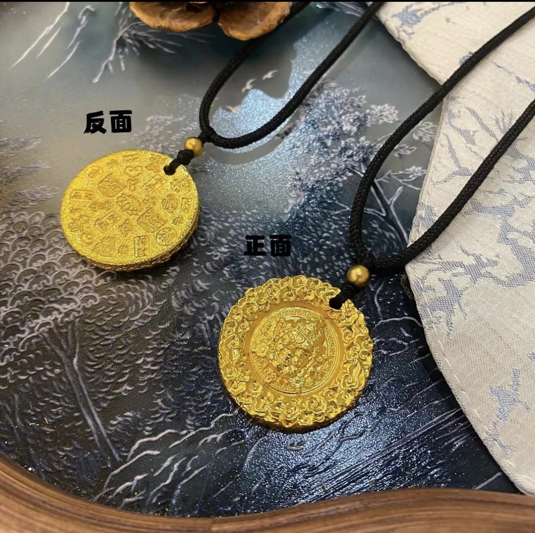 合金项链 黄财财黑链