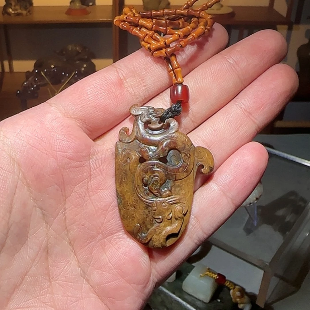 【闪购商品】和田玉挂件未镶嵌鸮**?