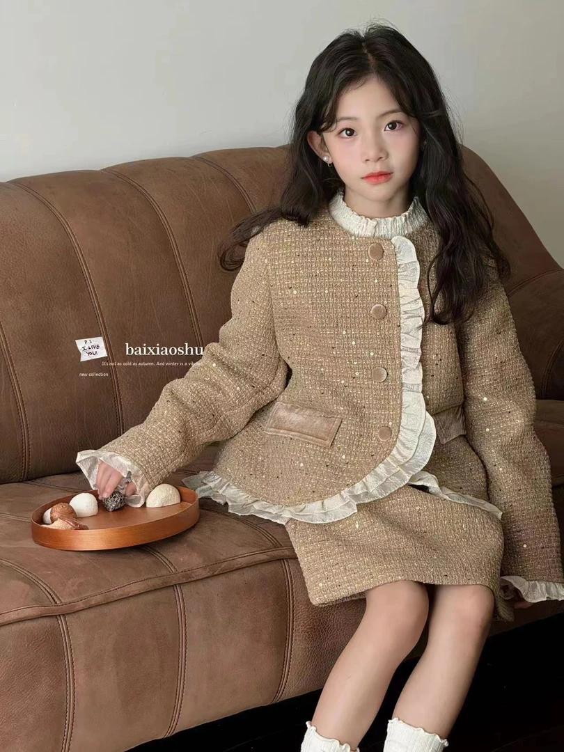 小香风气质套装女童洋气