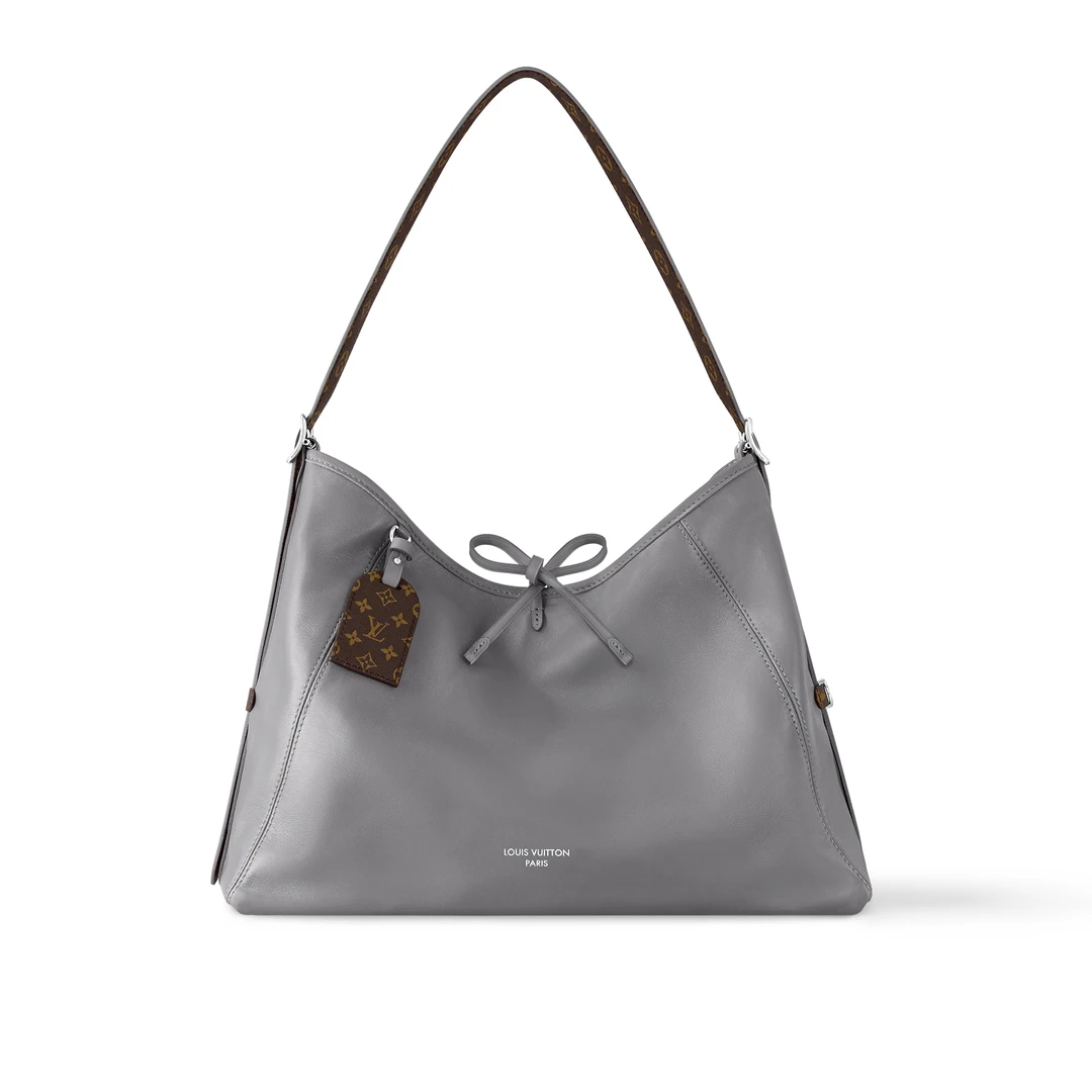 全新代购 LV/路易威登 灰色 carryall 中号 单肩包