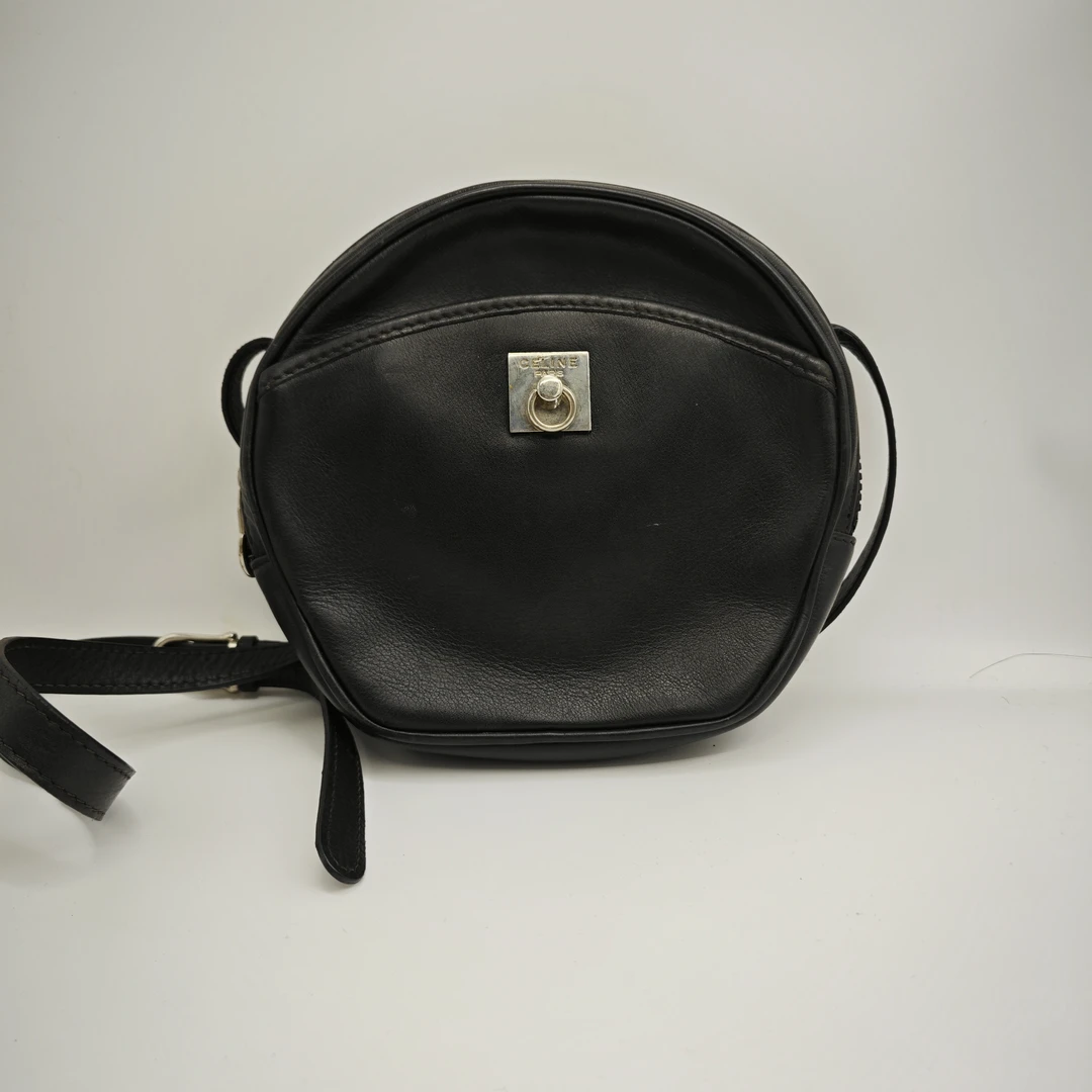 95新 Celine/思琳 Celine/ 黑银斜挎包W06461
