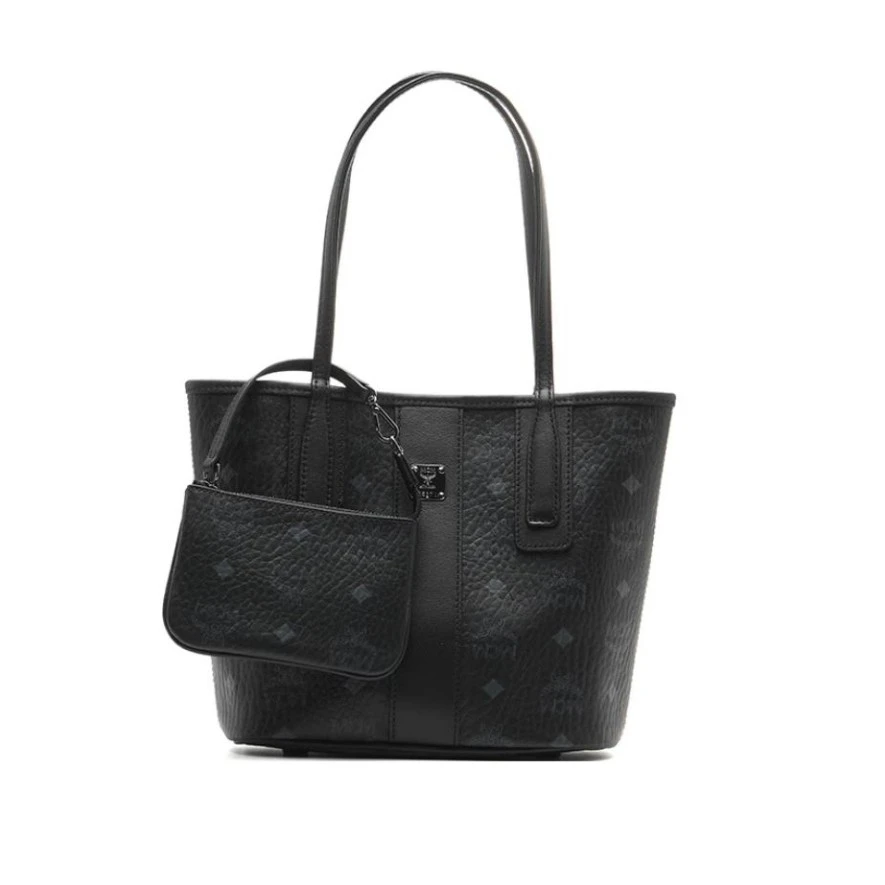 99新 MCM Mcm/ 新款黑色托特mini斜挎包