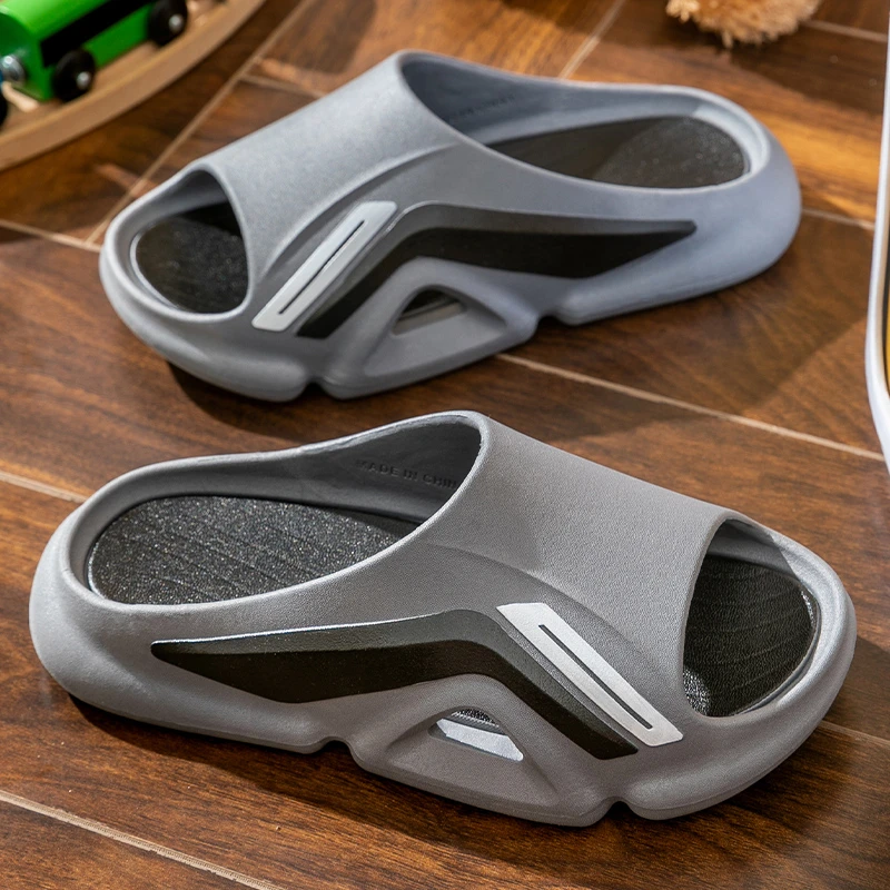 潮流拖鞋男童夏季外穿防滑耐磨6-12岁小孩中大童外出男孩凉拖鞋夏