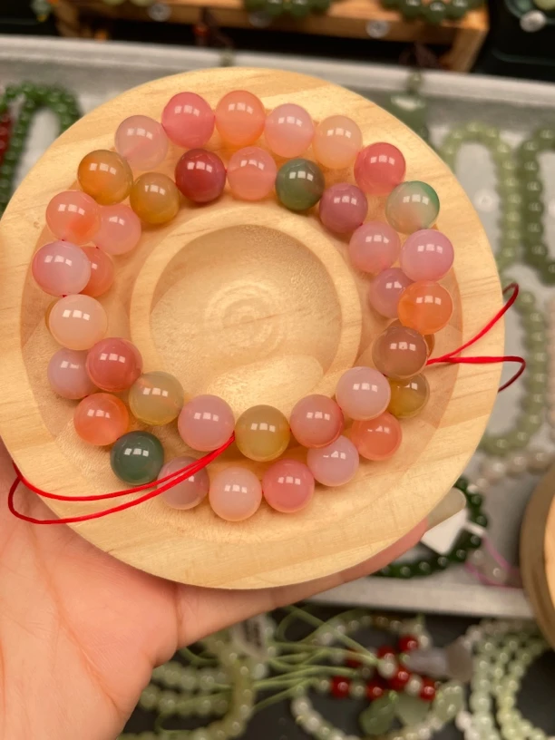 纯天然糖果色多宝玛瑙手串