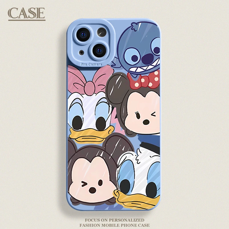 迪士尼动物iPhone15ProMax手机壳14苹果13硅胶12全包78p软11xs/xr