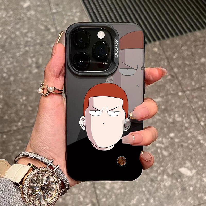樱木花道适用苹果15手机壳iphone14Promax磨砂13软硅胶12防摔11/X