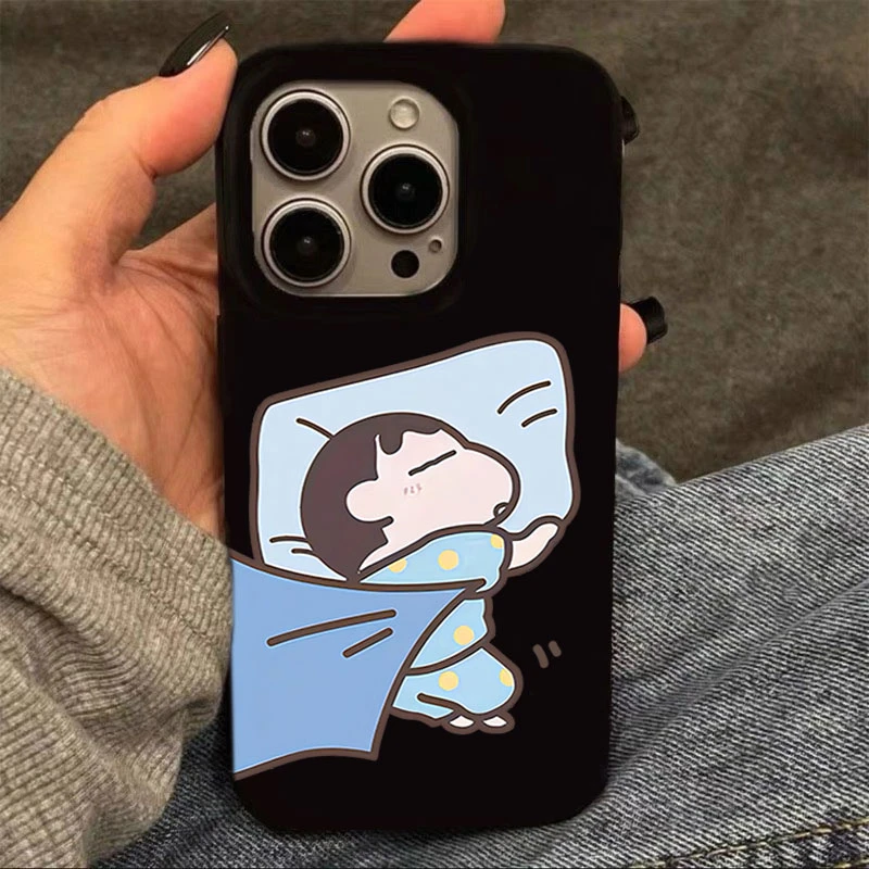 小新小爱适用苹果15手机壳iphone13亮面14promax新款12软11情侣