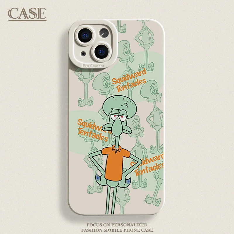 多只章鱼哥适用iPhone15ProMax手机壳14苹果13硅胶12软7p男女11xs