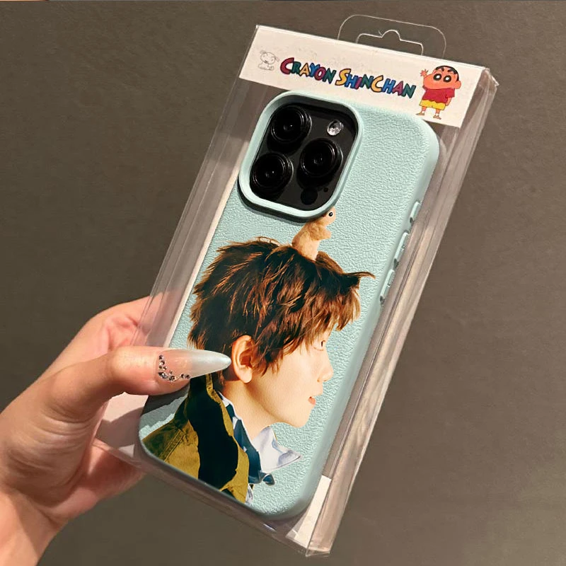 小松鼠莎莎适用苹果16p/15手机壳iPhone14promax13荔枝纹1211防摔