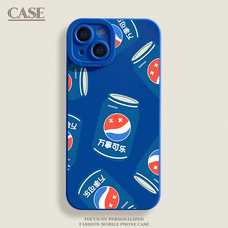 万事可乐iPhone15ProMax手机壳14苹果13硅胶12全包78p男女11xs/xr