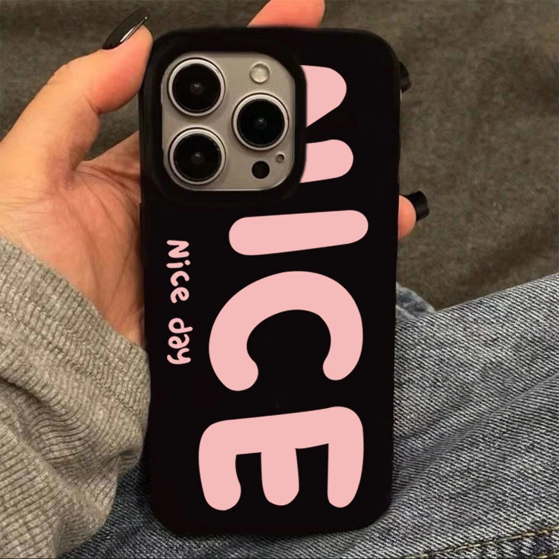 Nice美好适用苹果15手机壳iphone13亮面14promax新款12软11可爱女