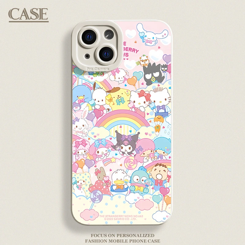三丽鸥合集iPhone15ProMax手机壳14苹果13硅胶12全包78p女11xs/xr