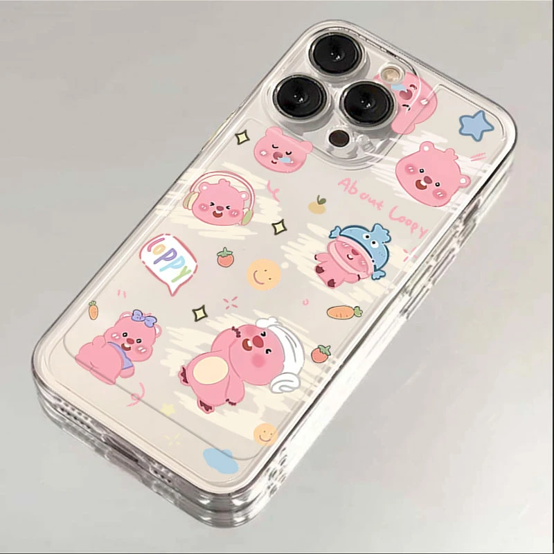 可爱露比适用iphone15pro手机壳苹果13/12/11透明14pro卡通8/XR
