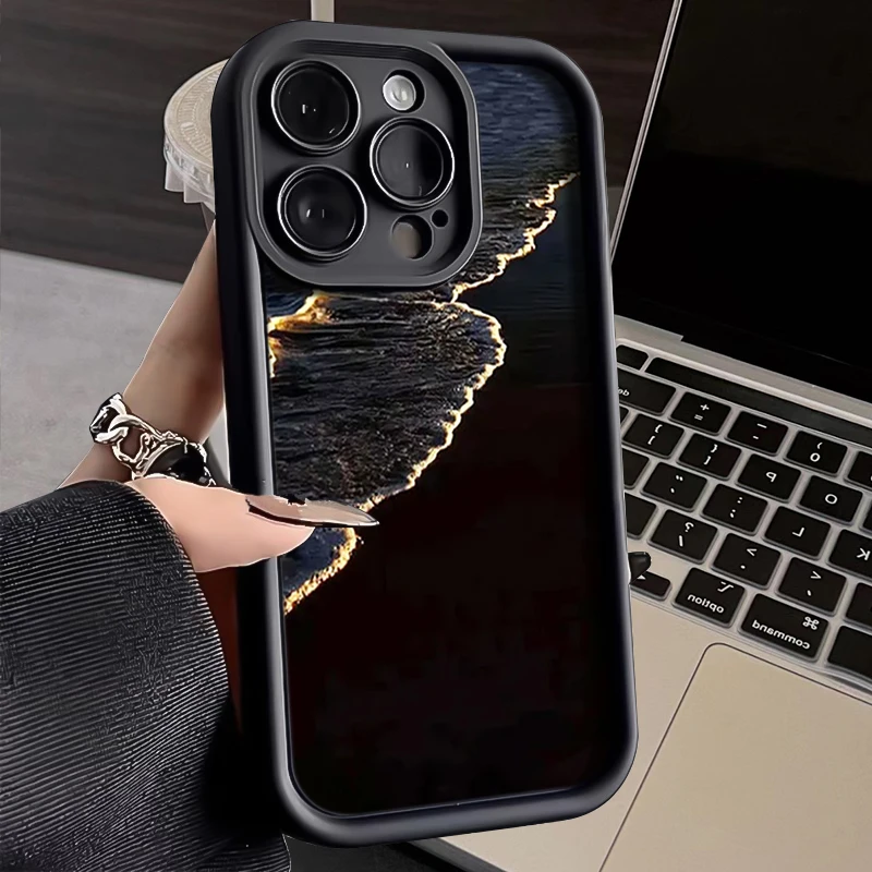 黄金海岸iPhone14ProMax手机壳13苹果15硅胶12全包78p女11男xs/xr
