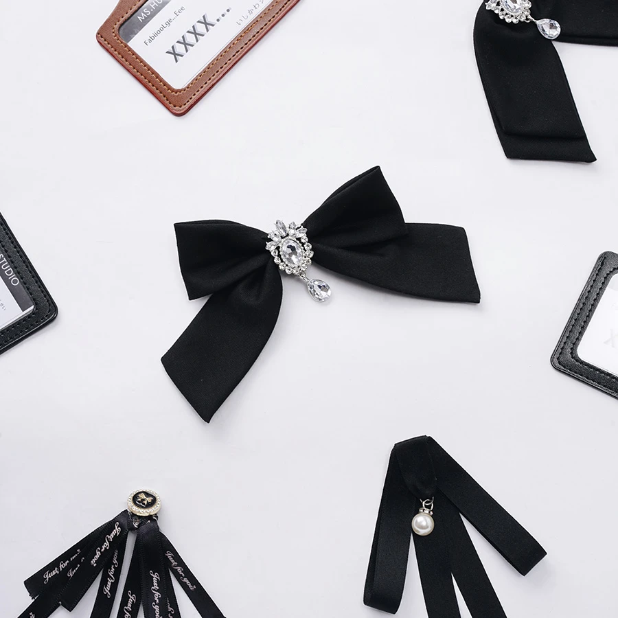 花铃太太【校牌领结】新款学院风衬衫配饰甜美领结学生胸牌校牌装饰