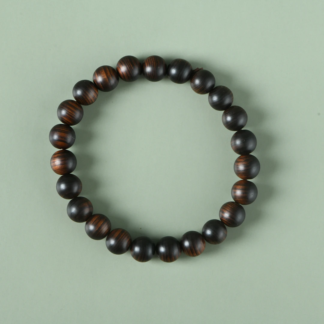 【严选】太行崖柏雷击木0.8手串单圈文玩木串男士女士佩戴盘玩