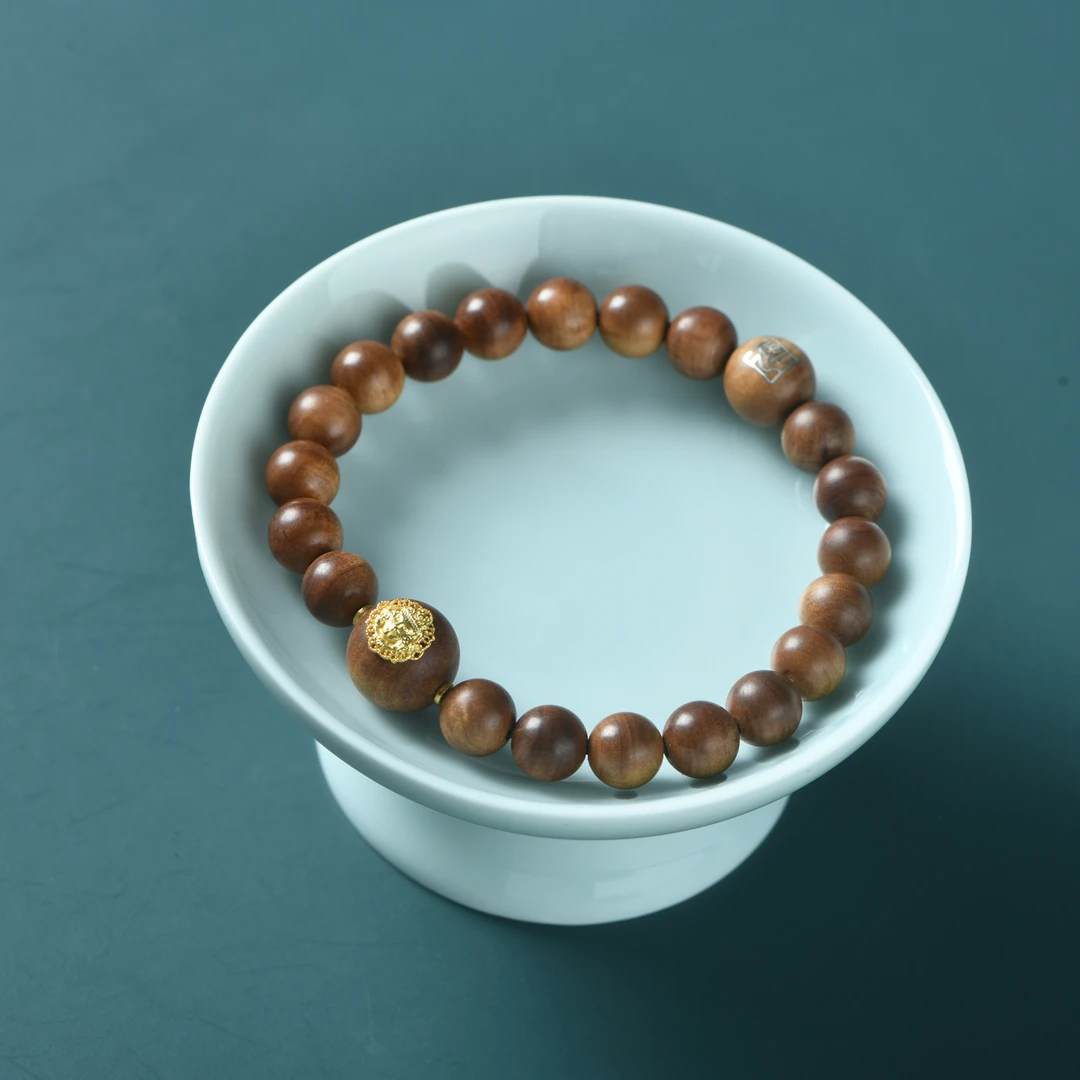 印度老山檀香0.8沉水淳化老料精嵌扎基拉姆原拙款