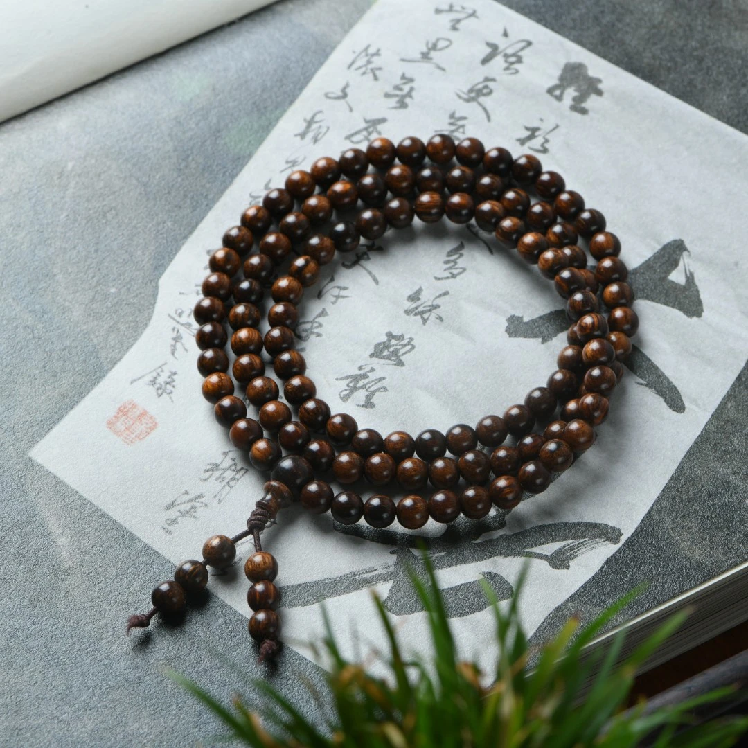 【备用不上】【严选】巴布亚贡木0.6手串108颗念珠文玩木串