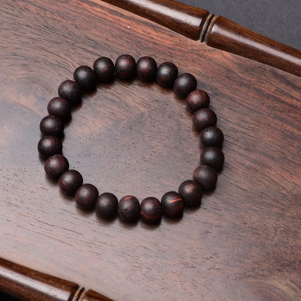 缅甸小叶降真香8x10算盘珠手串