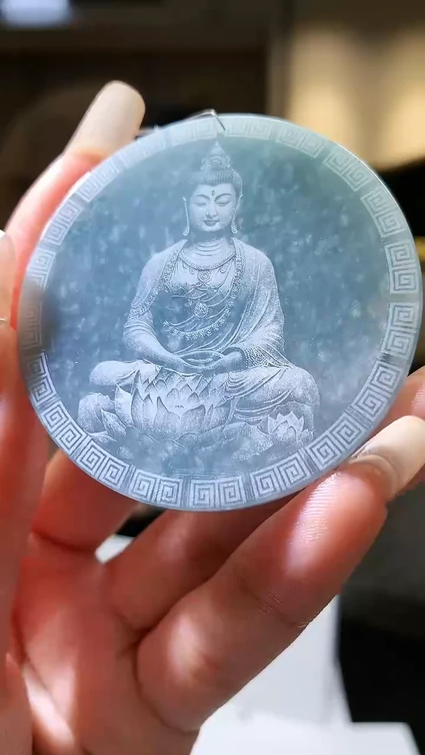 【闪购商品】定制翡翠未镶嵌4925xd-毛货佛440