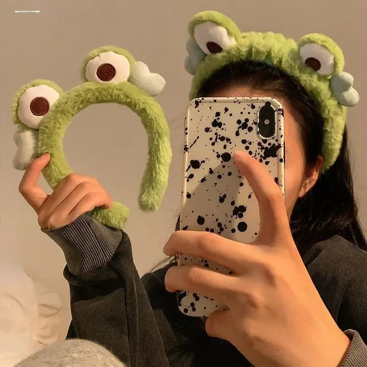 百搭压发青蛙发箍束发带ins甜妹碎发洗脸显白小众设计敷面膜简约