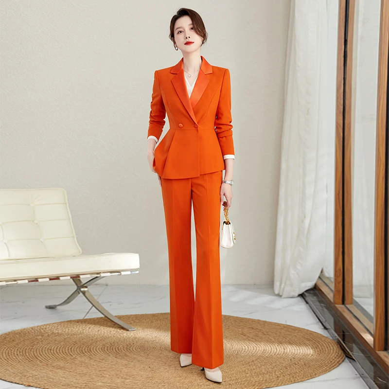 西装套装女高级感职业时尚设计感小众西服外套正装播音主持工作服