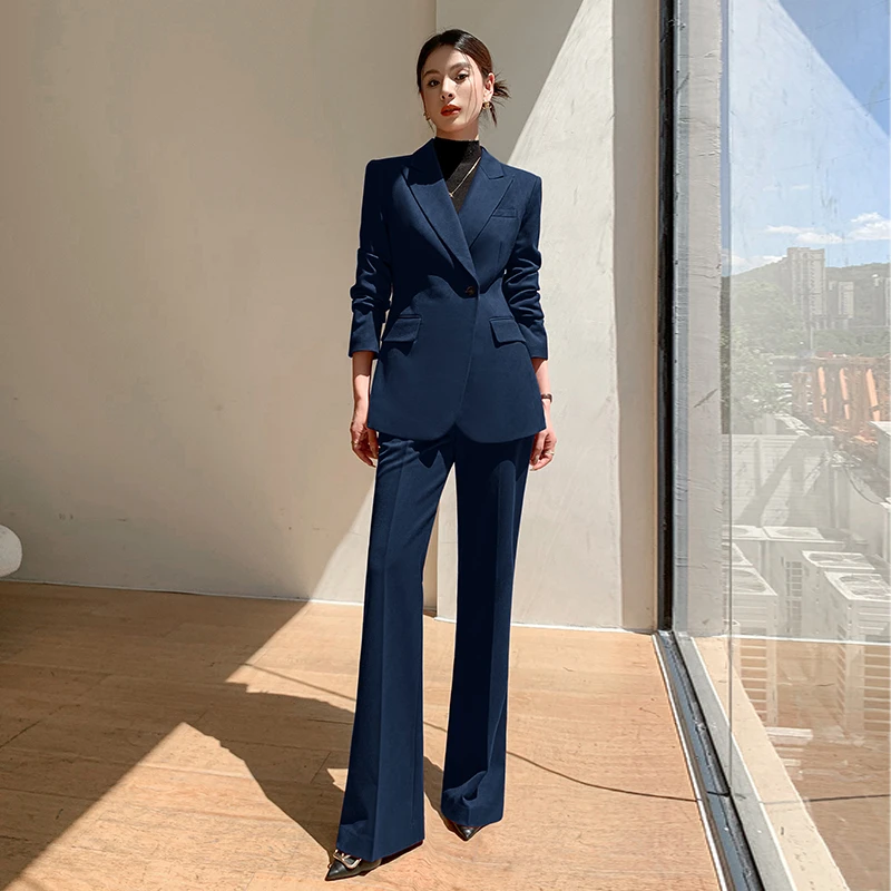 高级感西装套装女2024新款厚款春秋气质职业装公务员面试时尚通勤