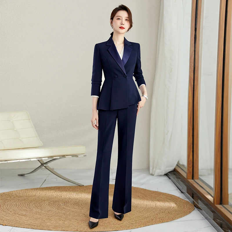 西装套装女高级感职业时尚设计感小众西服外套正装播音主持工作服