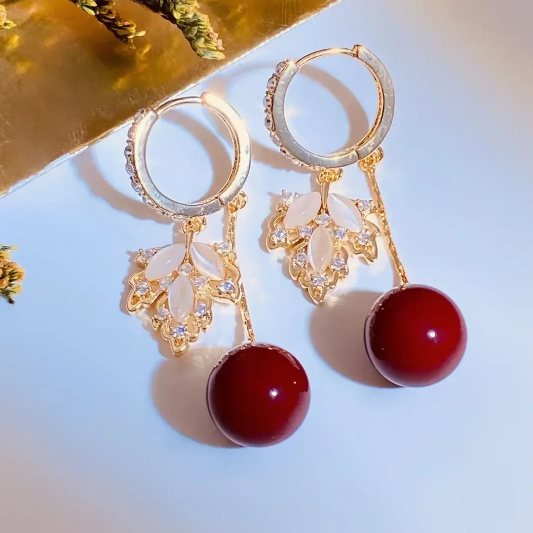 925银针耳饰 高级感气质时尚长款耳环A772