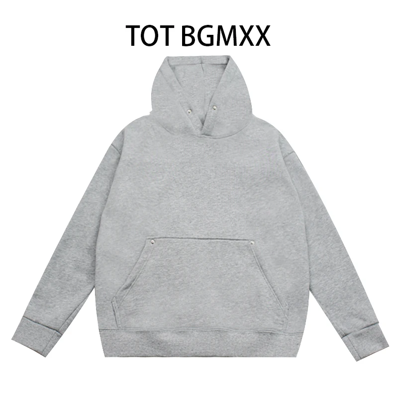 【TOT BGMXX】潮流冬季加绒连帽卫衣