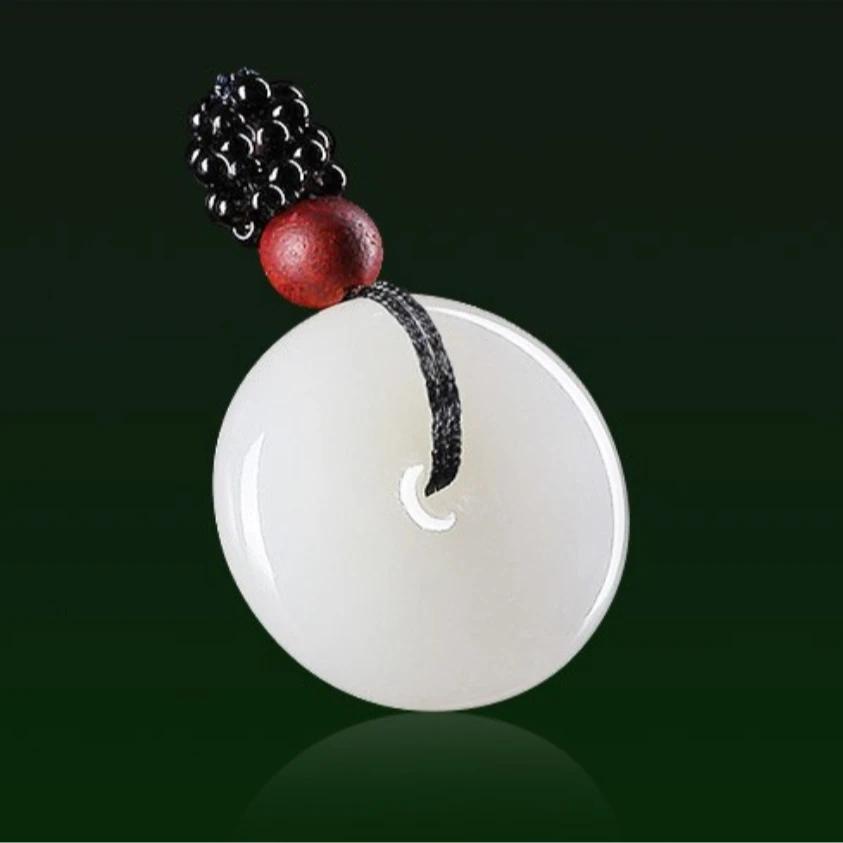 非金属吊坠 和田平安扣精品吊坠