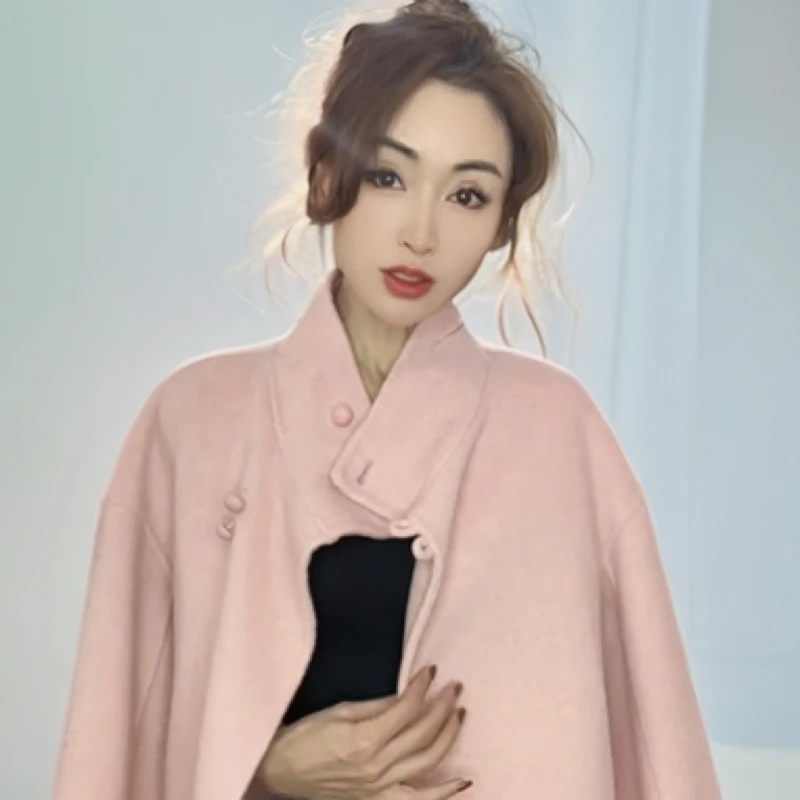 女秋冬外套冬季网红设计师气质百搭中式中国风（NO退N换）