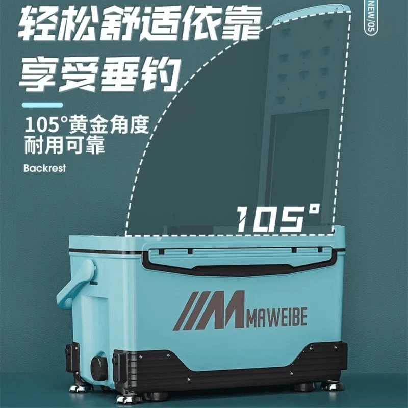 【主播专属】钓箱裸箱可坐多功能钓鱼箱渔具装备-LB037-D