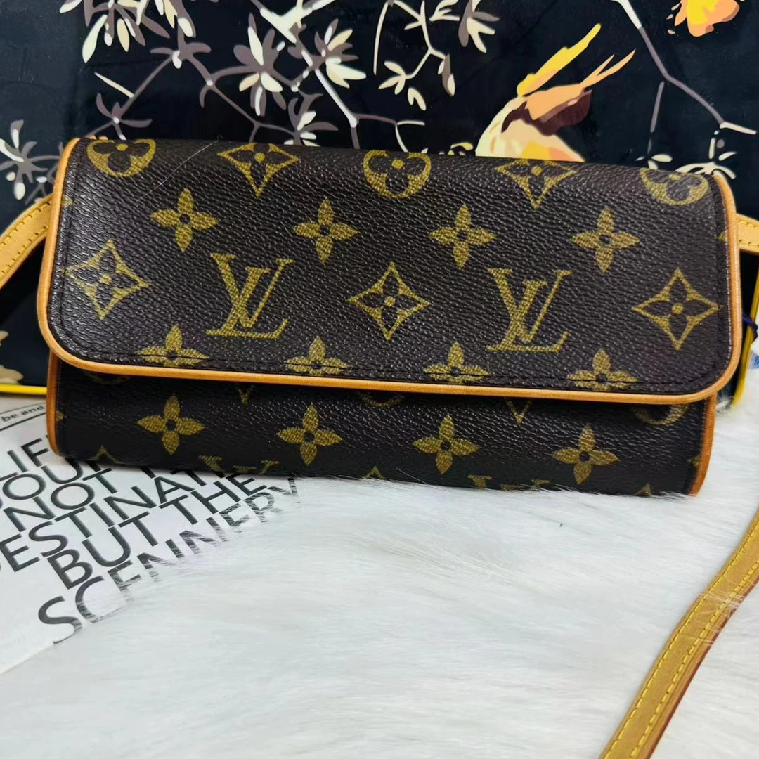 95新 LouisVuitton/路易威登 lv 全原 中古信封腰包 中号19cm