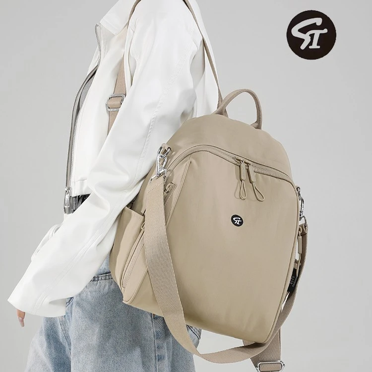 【佰斯图正品】7807#莫兰迪系列双肩包休闲风通勤包防水学院风