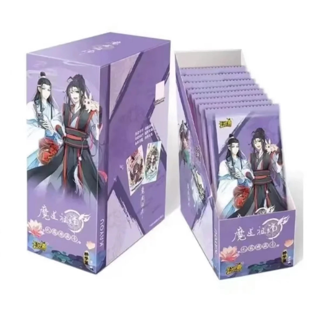 拆盒《魔道祖师》动画无羁典藏卡-醉梦篇2弹忘羡卡牌盲盒