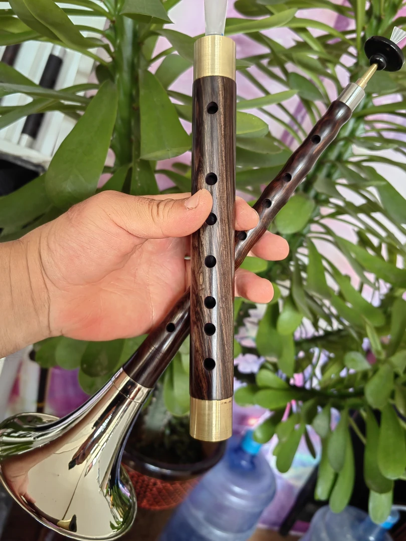 G调管子/D调唢呐套装,各带两个哨片,哨盒一个,保养油,教学等,,,
