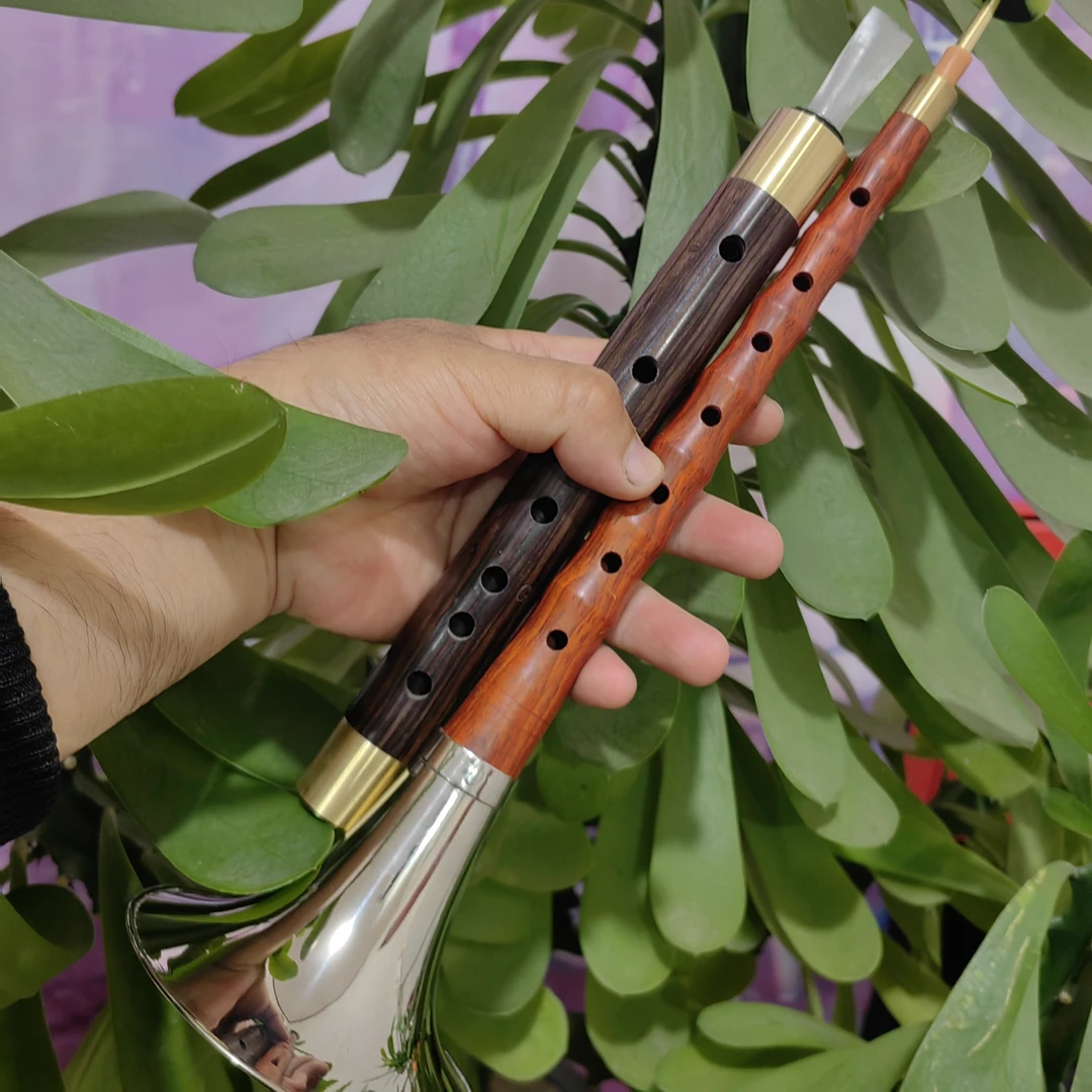 G调管子/D调唢呐套装，各带两个哨片，一个哨盒，保养油，教学等