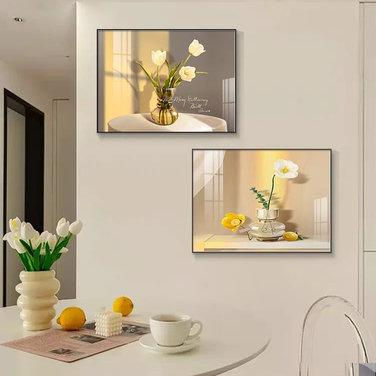 电表箱装饰画花卉免打孔弱电箱配电箱遮挡挂画电闸箱电源开关挂画