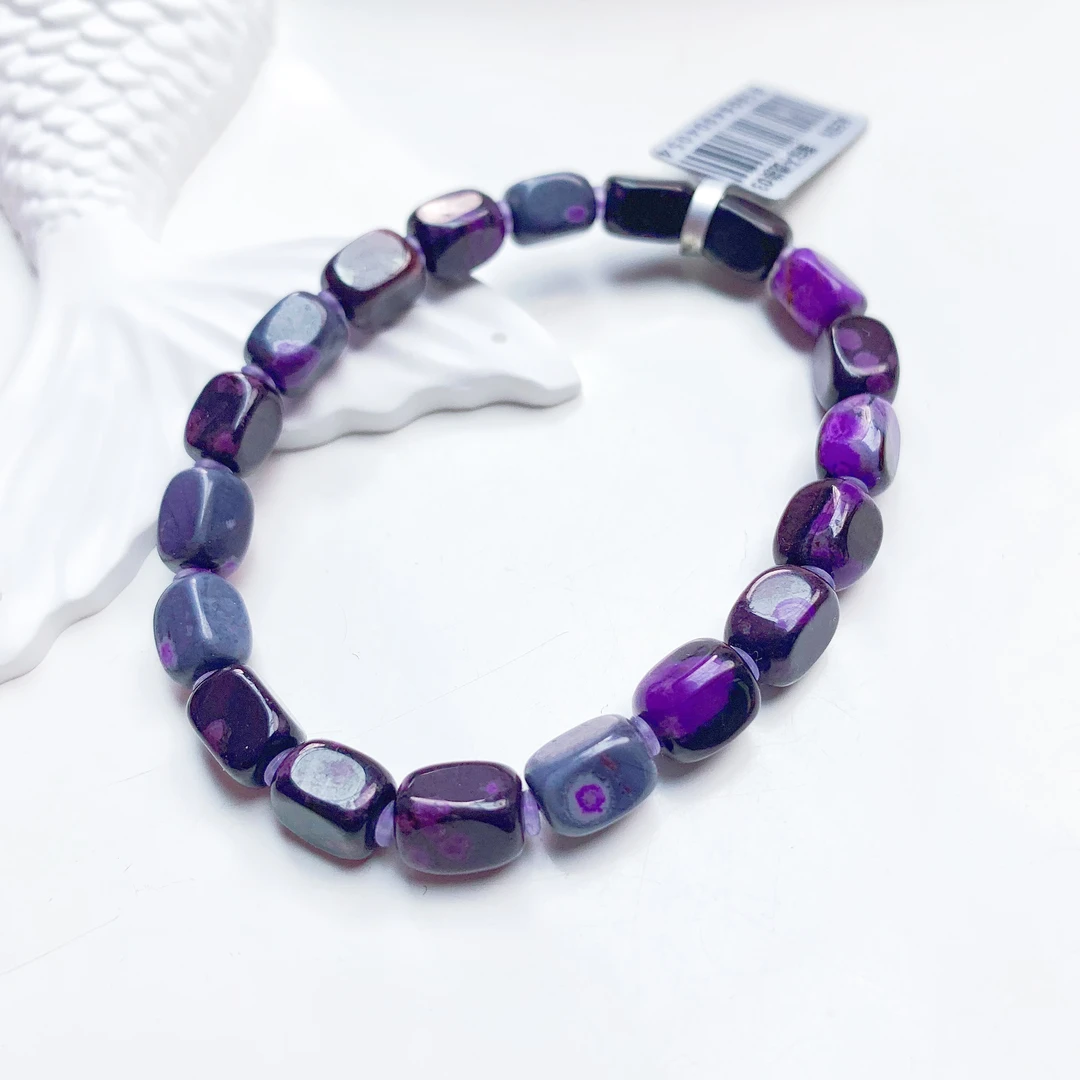 匡氏臻选 舒俱来泥地丝绒方糖手链5-6mm Z-HL-A2576（多样性发一）