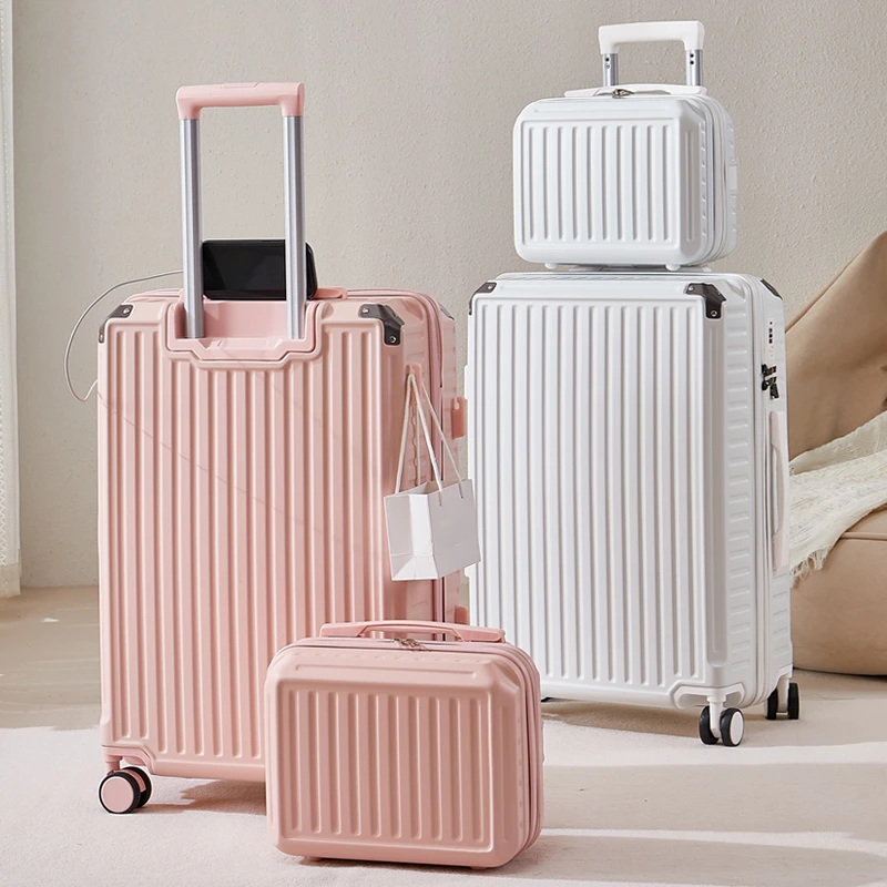 行李箱女拉杆箱旅行箱男充电新款20小型登机箱密码轻便皮箱子24