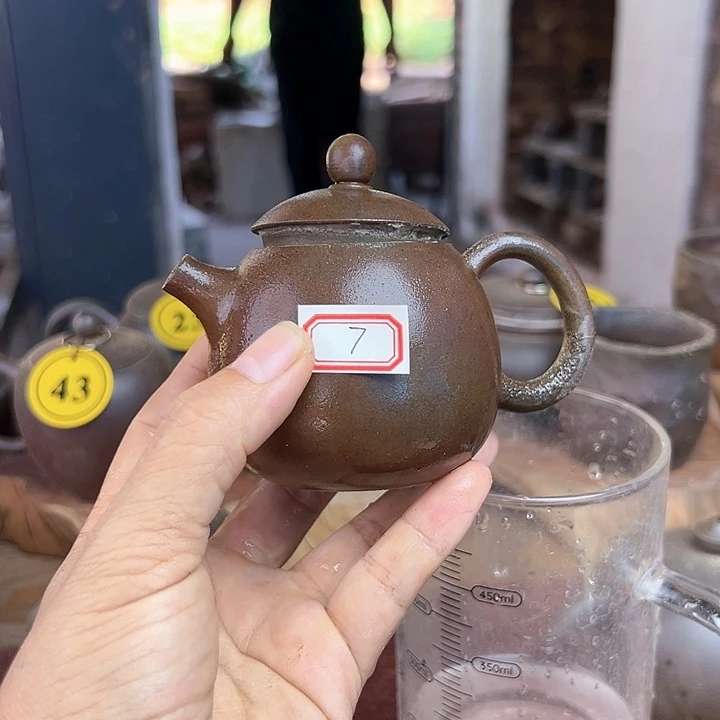 戬谷龙窑坭兴陶柴烧茶壶7