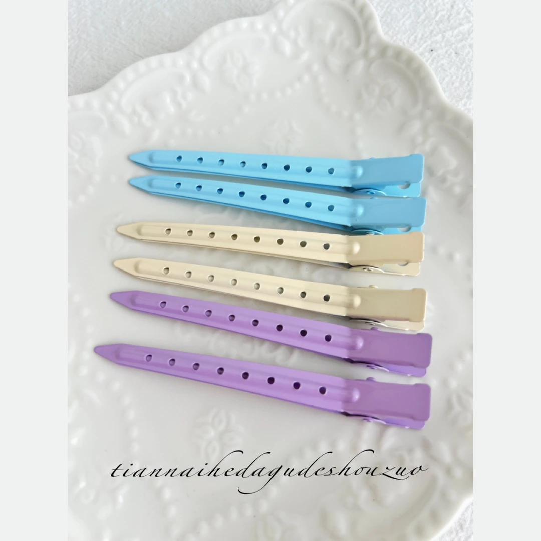 米兰紫文艺大大无痕夹化妆夹洗脸夹 发饰头饰发夹发卡刘海小夹子