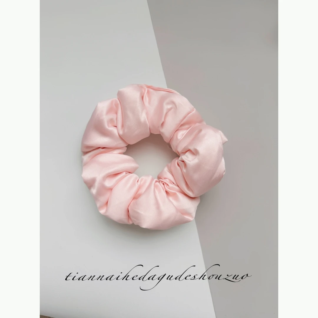 松糕文艺极简大发圈 超仙气质简约甜美发饰头饰发绳头绳