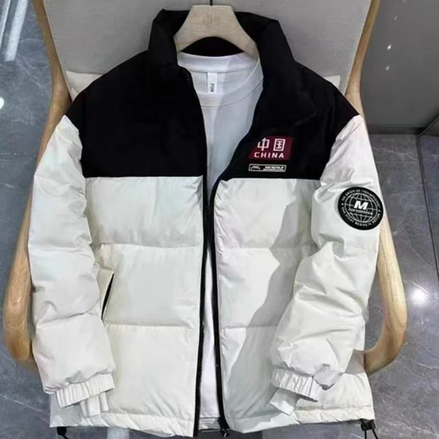 白【冯漂亮服饰】冬季潮流百搭时尚小众棉服93