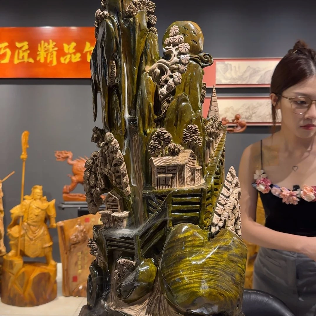 阴沉木云**怀工艺品等